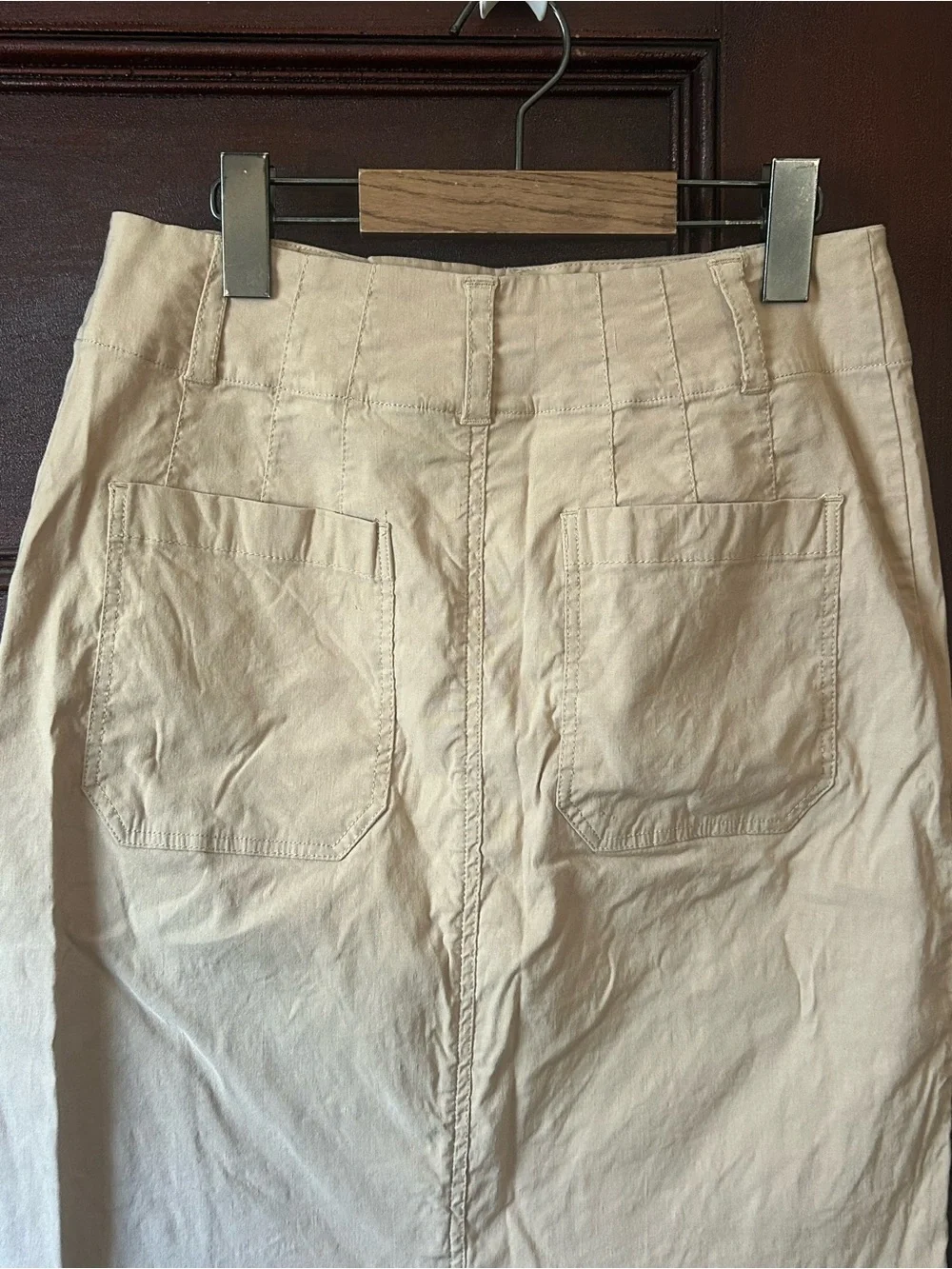 Maeve by Anthropologie Colette Linen Blend Maxi Skirt